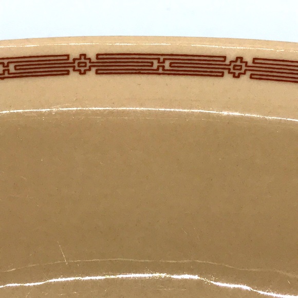 Vintage Shenango Inca Ware Oval Serving Bowl - Picture 2 of 5